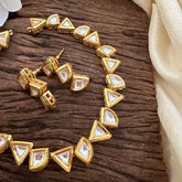 Simple Kundan Necckpiece-G13616